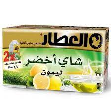 العطار شاي اخضر ليمون 36 غ